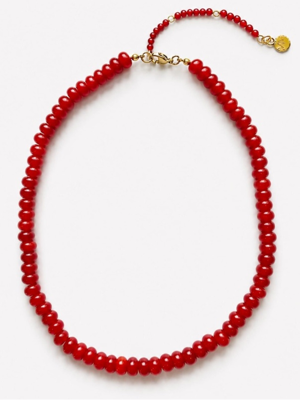 NEW Mayamar Red Garnet Beaded Layering Boho Necklace